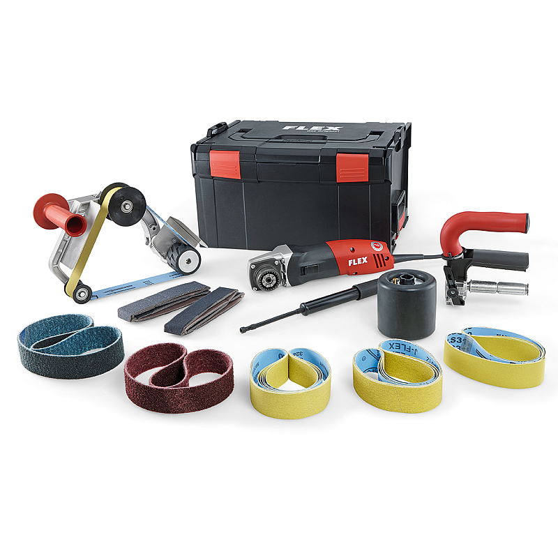 Flex BSE 14-3 INOX Set Schwingschleifer 3500 RPM Schwarz, Rot 1400 W