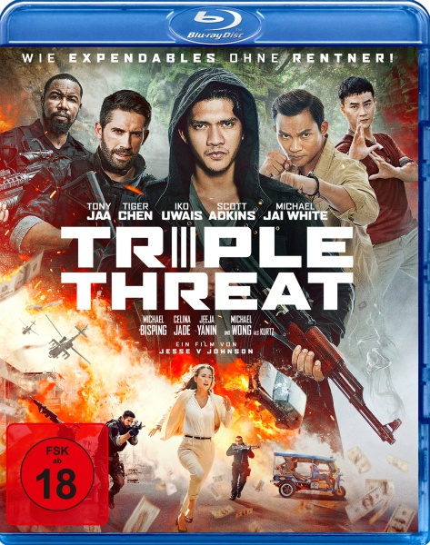 PLAION Triple Threat (Blu-ray) Vereinfachtes Chinesisch, Deutsch, Englisch, Thailändisch
