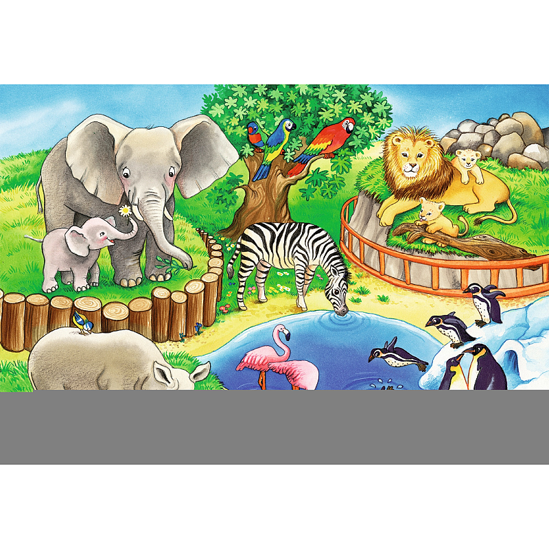 Ravensburger Tiere im Zoo