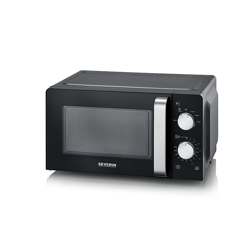 Severin Mikrowelle MW7886 Schwarz Solo-Mikrowelle Arbeitsplatte 17 l 700 W