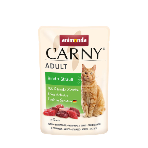 animonda Carny Adult Rind + Strauß