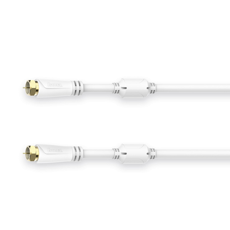Hama 00205254 Koaxialkabel 7,5 m F Weiß