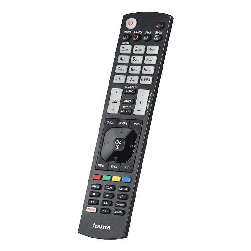 Hama 00221061 Fernbedienung IR Wireless TV Drucktasten