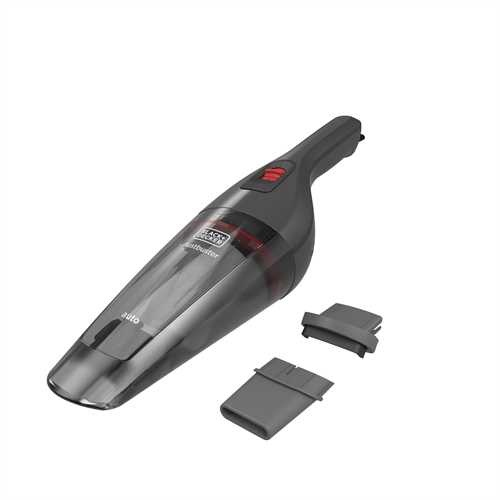 Black & Decker NVB12AVA-XJ Handstaubsauger Grau, Rot Beutellos