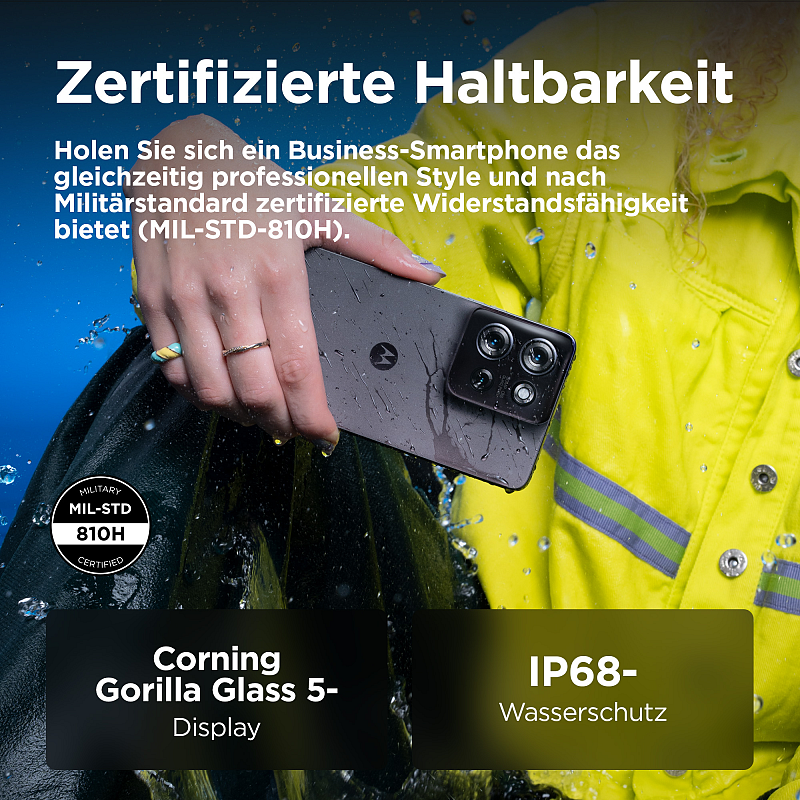 Motorola moto g75 5G 17,2 cm (6.78") Hybride Dual-SIM Android 14 USB Typ-C 8 GB 128 GB 5000 mAh Grau