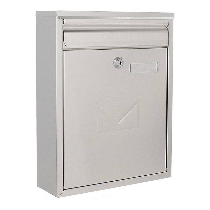 Rottner T04701 Briefkasten Edelstahl Wandmontierter Briefkasten