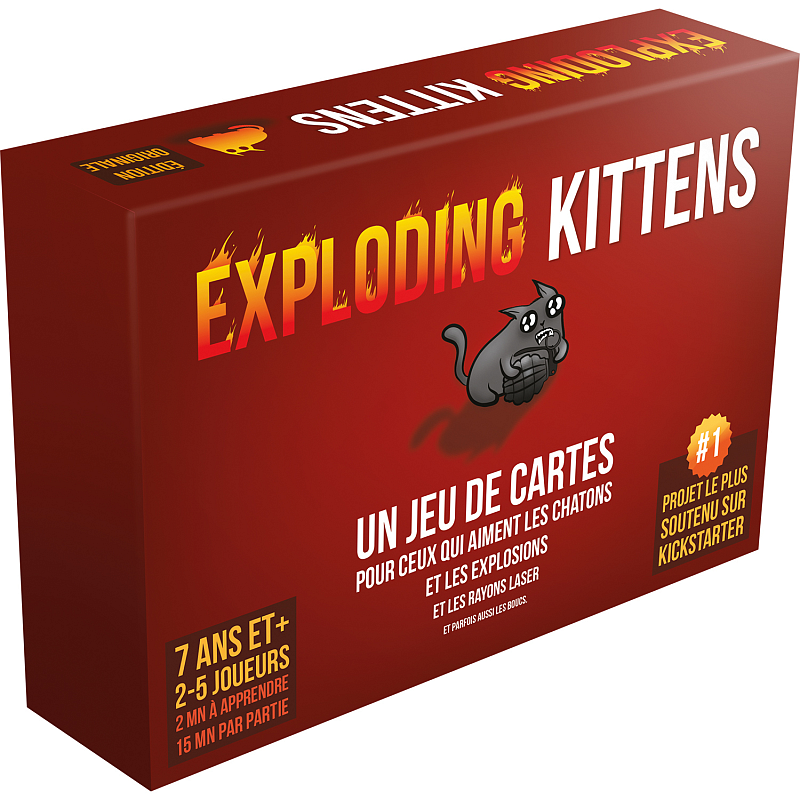 Asmodee Exploding Kittens Komanauten Kartenspiel Glücksspiel