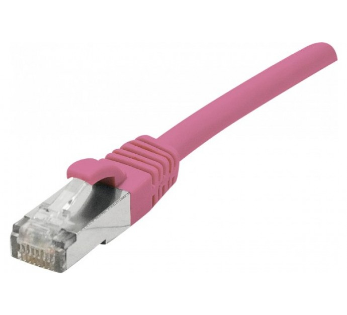 CUC Exertis Connect 854385 Netzwerkkabel Pink 25 m Cat6a S/FTP (S-STP)