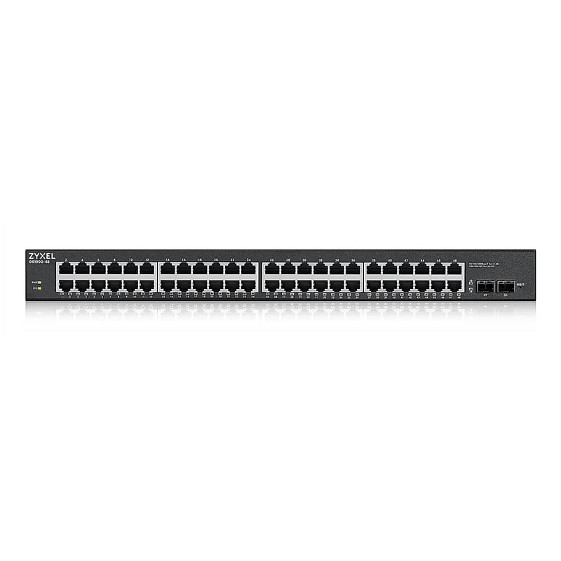 Zyxel GS1900-48HPv2 Managed L2 Gigabit Ethernet (10/100/1000) Power over Ethernet (PoE) Schwarz