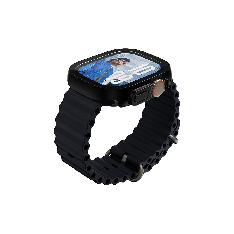 PanzerGlass ® Case Full Body Slim Schwarz Apple Watch Ultra 3 | Ultra 2 | Ultra | 49mm