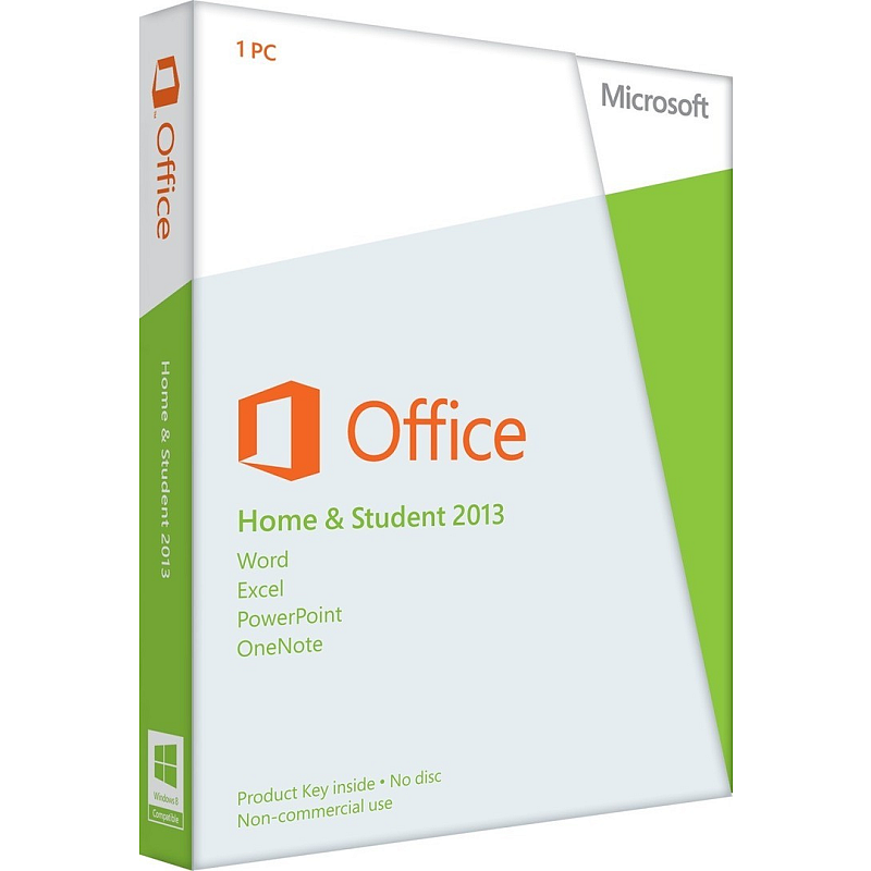 Microsoft Office Home and Student 2013 Office-Paket 1 Lizenz(en) Englisch