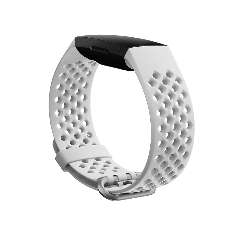 Fitbit FB168SBWTL Intelligentes tragbares Accessoire Band Weiß Silikon