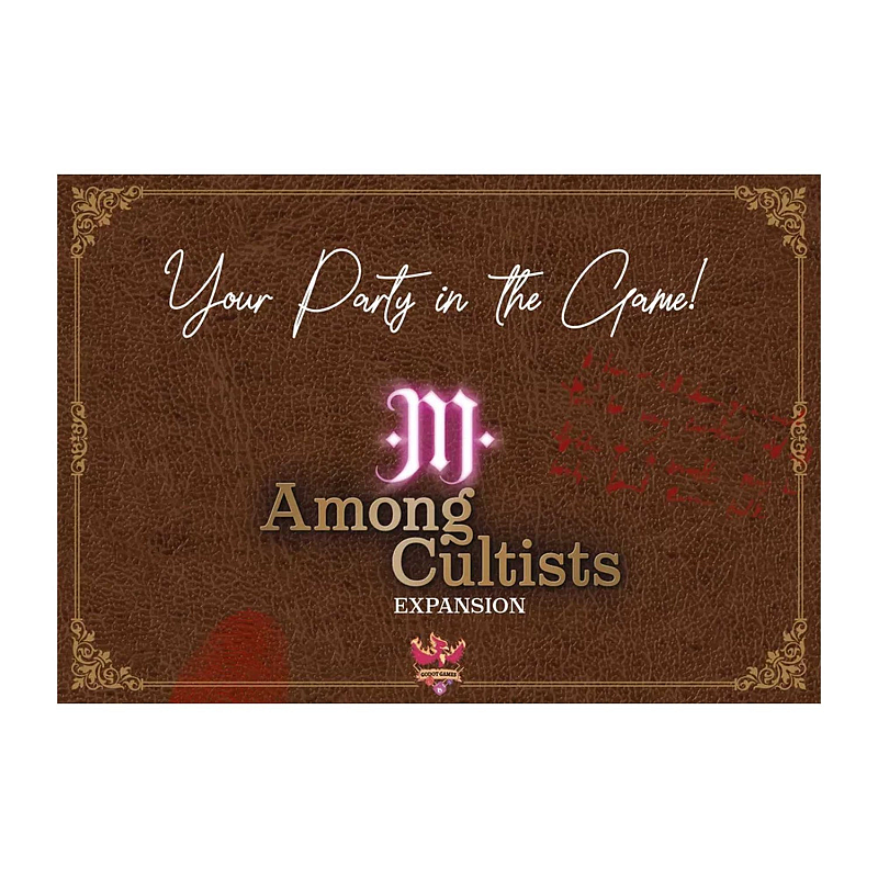 Asmodee Among Cultists: Your Party in the Game! Bring yourself and all your friends into the game. With this add-on, you have 8 blank characters… so don‘t be shy, play yourself and try to rescue the world together with your party… but don‘t trust anyone: Cultists are among us! Brettspiel