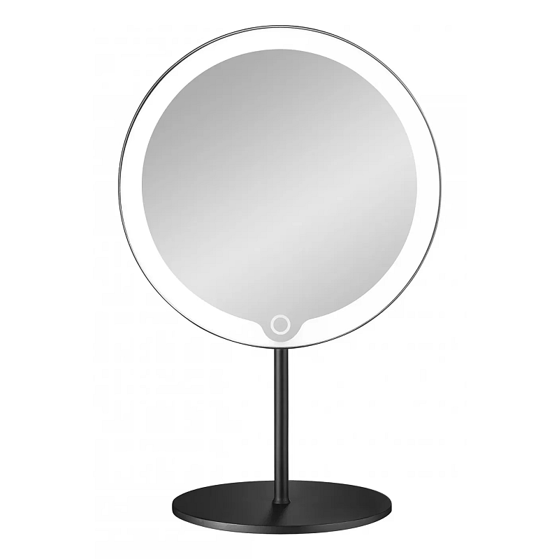 Blomus 66350 Make-up-Spiegel Freistehend Rund Schwarz