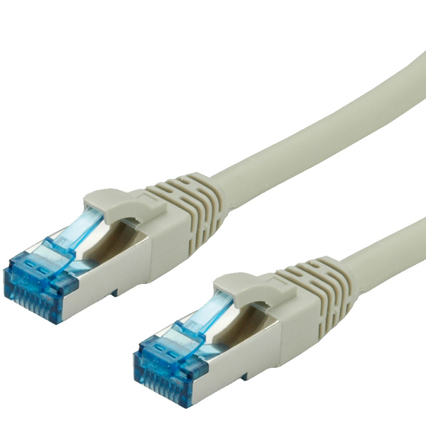 VALUE S/FTP-Patchkabel Kat.6a, grau 2,0m