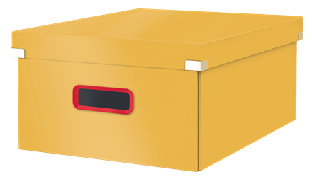 Leitz Click & Store Aufbewahrungsbox Rechteckig Karton Gelb