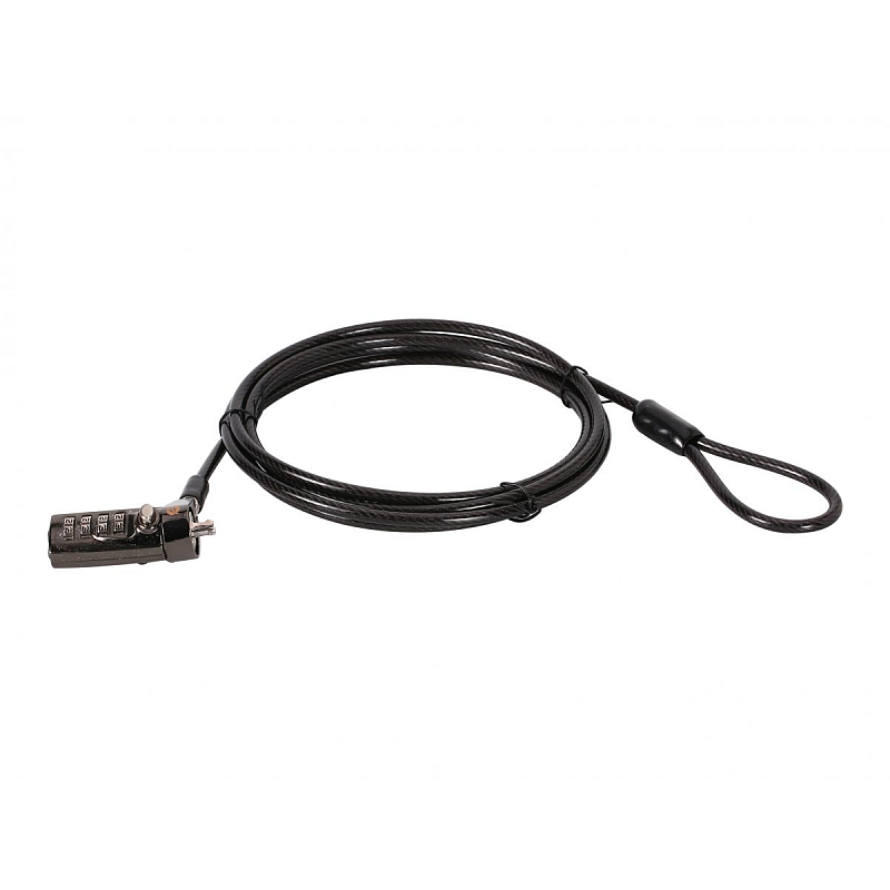 Conceptronic CUSTODIO01BN Laptop-Kombinationsschloss, Nano-Sicherheitsschlitz, 1.8m