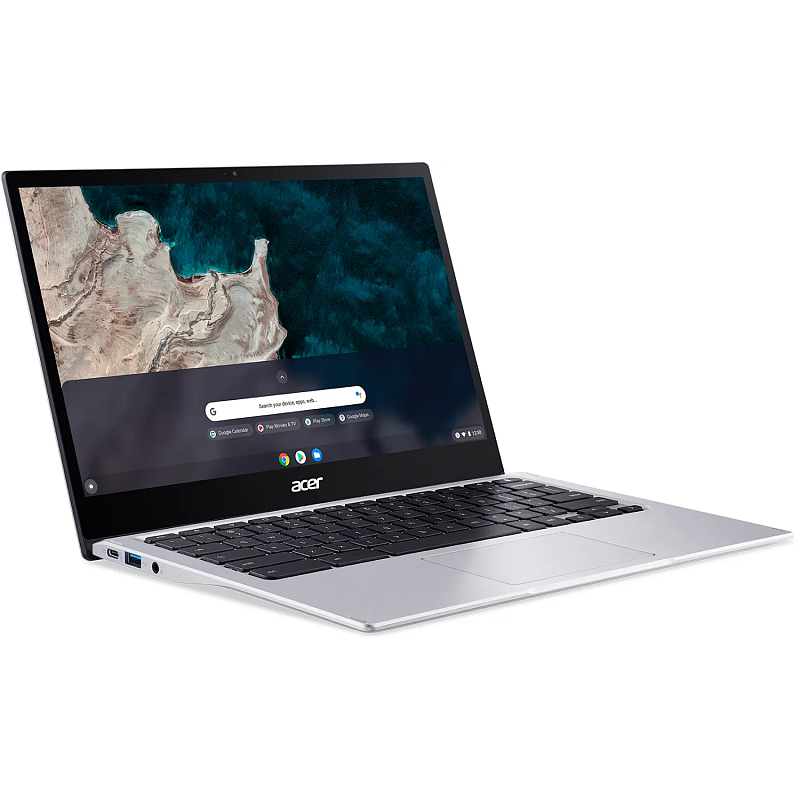 Acer Chromebook CP513-1H-S53J Snapdragon 7c Hybrid (2-in-1) 33,8 cm (13.3") Touchscreen Full HD 4 GB LPDDR4x-SDRAM 64 GB eMMC Wi-Fi 5 (802.11ac) ChromeOS Deutsch Silber