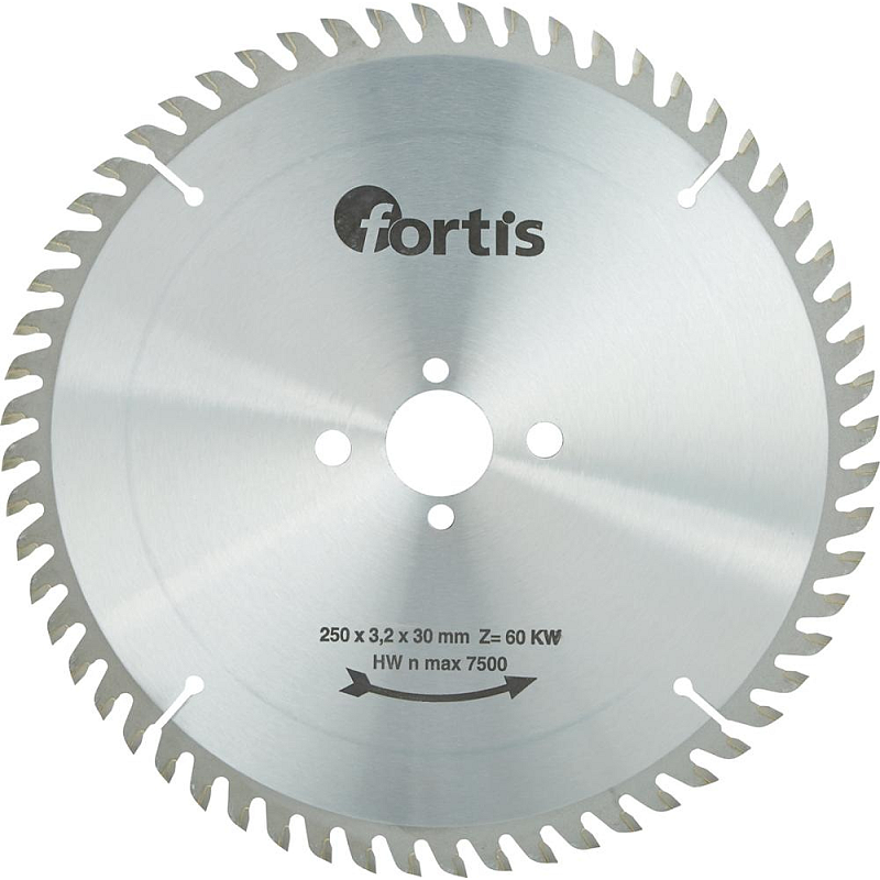 Fortis 4317784784856 Kreissägeblatt 25 cm 1 Stück(e)