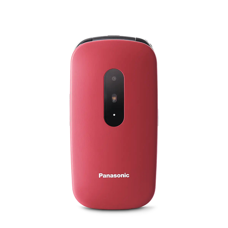 Panasonic KX-TU446 6,1 cm (2.4") 110 g Rot Seniorentelefon
