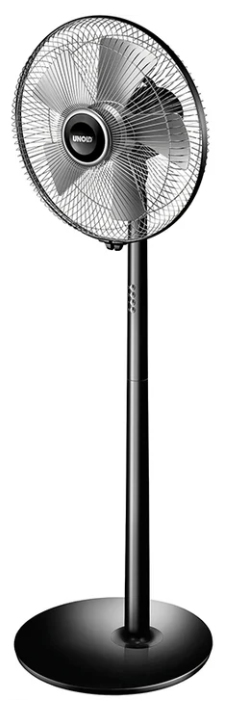 Unold STANDVENTILATOR Silverline Black 86825