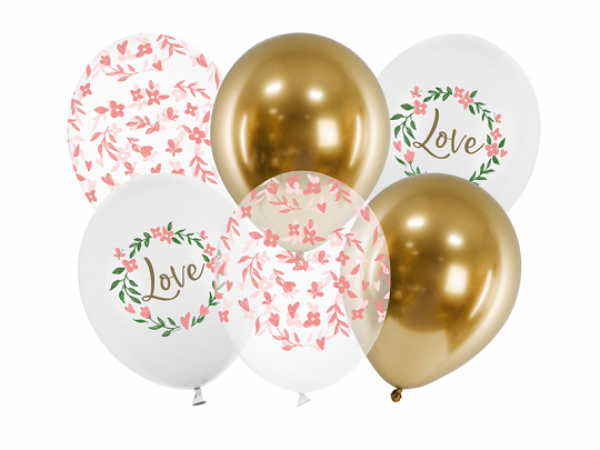 PartyDeco SB14P-321-000-6 partydekorationen Spielzeugballon