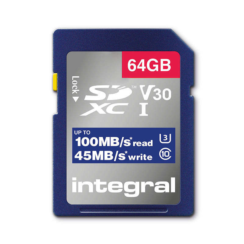Integral INSDX64G-100V30 Speicherkarte 64 GB SD UHS-I