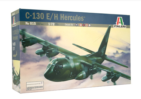 Italeri C - 130 HERCULES E/H Starrflügelflugzeug-Modell Montagesatz 1:72