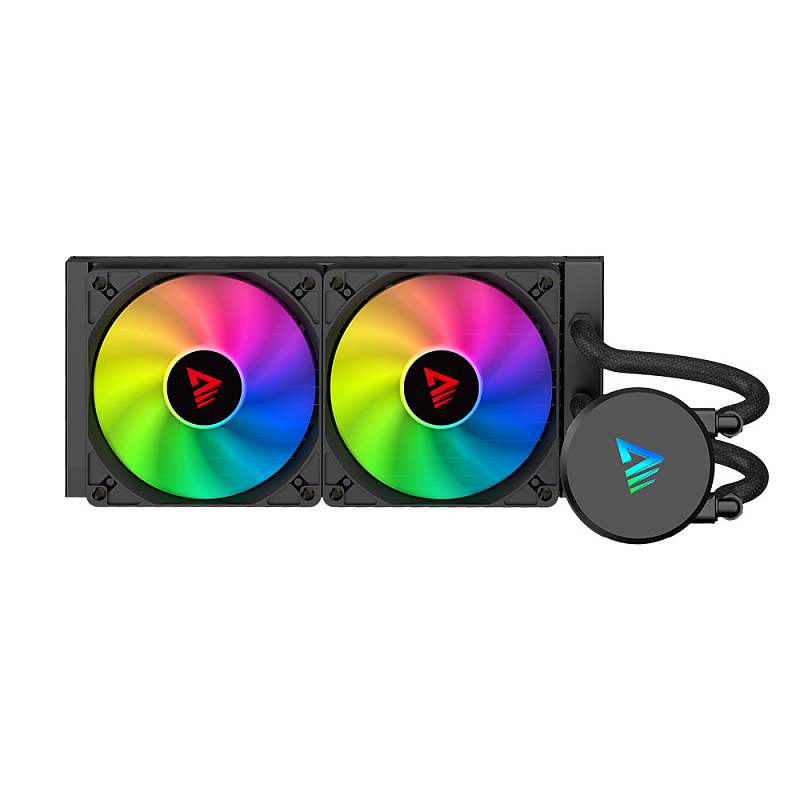 Savio VELOX 240 mm Computergehäuse Flüssigkeitskühlung 12 cm Schwarz 1 Stück(e)