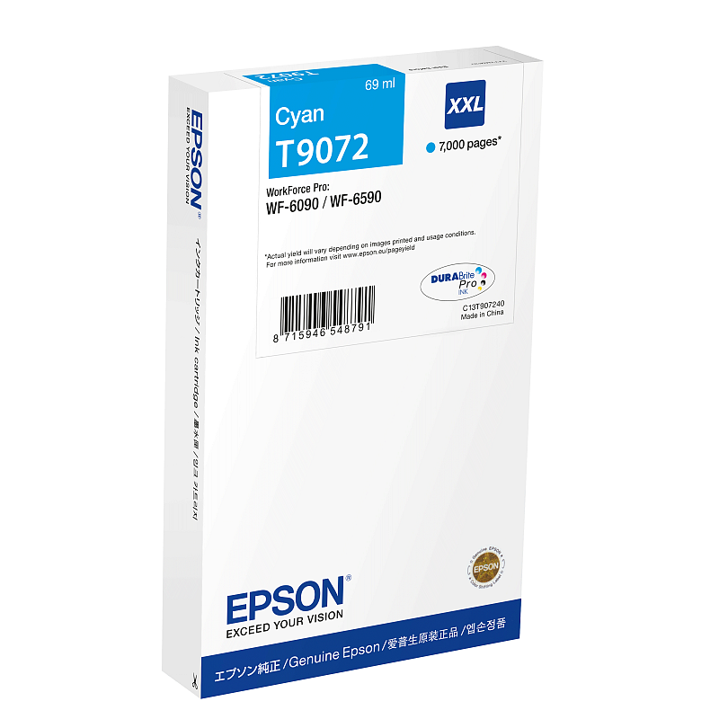 Epson C13T90724N Druckerpatrone 1 Stück(e) Original Extrahohe (Super-) Ausbeute Cyan