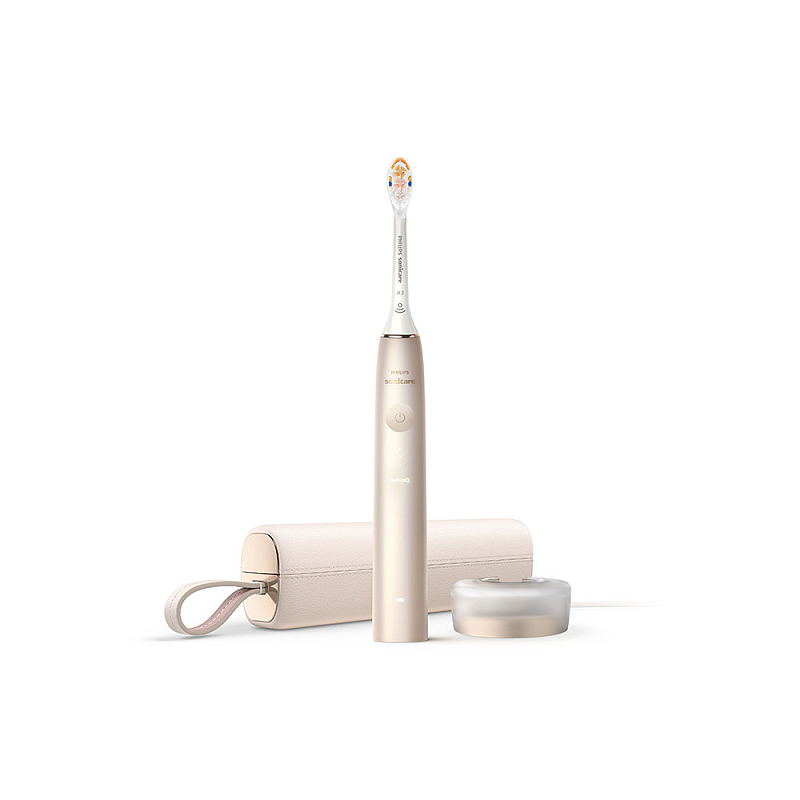 Philips Sonicare DiamondClean Prestige 9900 series DiamondClean Prestige HX9992/11 Elektrische Zahnbürste mit SenseIQ - Champagne