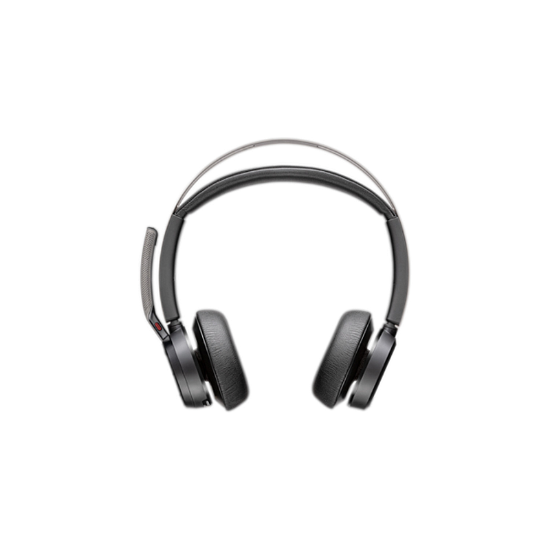 HP Poly Voyager Focus 2 USB-C-C-Headset, für Microsoft Teams zertifiziert, + USB-C/A-Adapter +Ladestation
