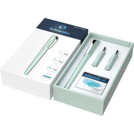 Schneider Schreibgeräte Callissima Gift Box Füllfederhalter Kartuschenfüllsystem Mintfarbe 1 Stück(e)