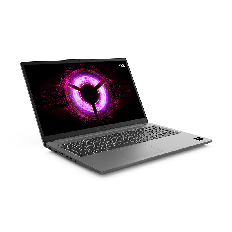 Lenovo LOQ 15ARP10E AMD Ryzen™ 5 7535HS Laptop 39,6 cm (15.6") Full HD 16 GB DDR5-SDRAM 512 GB SSD NVIDIA GeForce RTX 3050 Wi-Fi 6 (802.11ax) Windows 11 Home Deutsch Grau