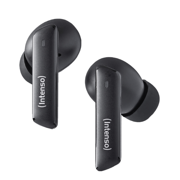 Intenso T500HAE Kopfhörer True Wireless Stereo (TWS) im Ohr Anrufe/Musik/Sport/Alltag USB Typ-C Bluetooth Schwarz