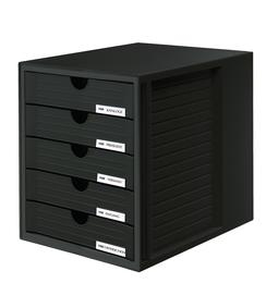 Biella 21450-13 Büro-Schubladenschrank Schwarz