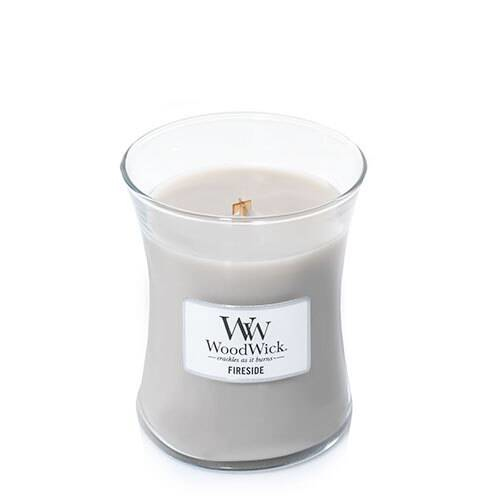 WoodWick 92106 Wachskerze andere Bernstein, Moschus, Vetiver Grau 1 Stück(e)