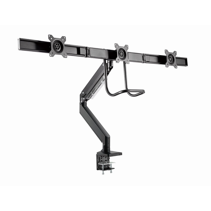 Gembird MA-DA3-03 Flachbildschirm-Tischhalterung 68,6 cm (27") Tisch/Bank Schwarz