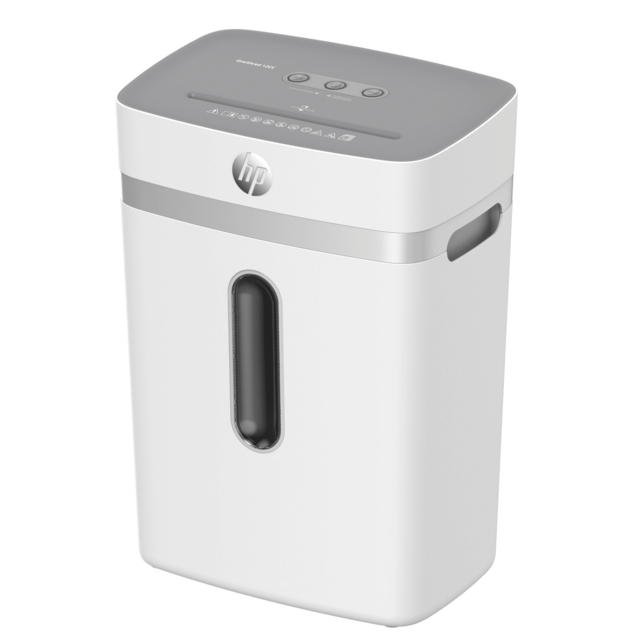 HP OneShred 12CC Aktenvernichter Partikelschnitt-Zerkleinerung 65 dB 22 cm Weiß