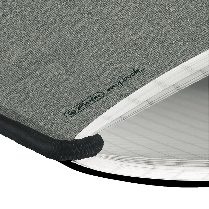 Herlitz 50033706 Notizbuch A5 40 Blätter Grau