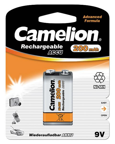 Camelion NH-9V200BP1 Wiederaufladbarer Akku 9V Nickel-Metallhydrid (NiMH)