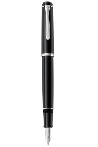 Pelikan Classic 205 Füllfederhalter Kartuschenfüllsystem Anthrazit, Schwarz 1 Stück(e)