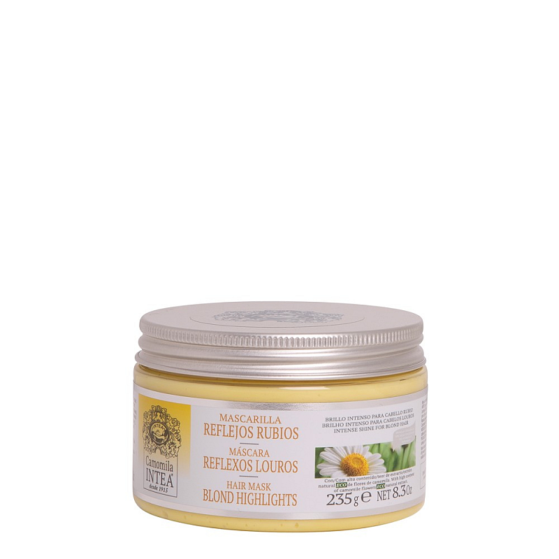 Inteacosmetics Premium Blonde Highlights Hair Mask with Ecologic Natural Camomile Extract Haarmaske 235 g Frauen