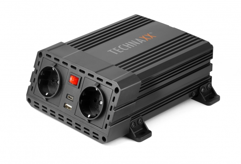 Technaxx TE19 Netzteil & Spannungsumwandler Auto 600 W Schwarz