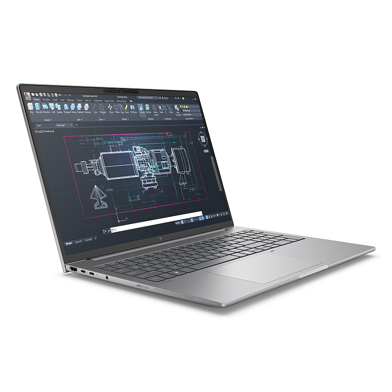 HP ZBook 8 G1i Intel Core Ultra 7 265H Mobiler Arbeitsplatz 40,6 cm (16") WQXGA 64 GB DDR5-SDRAM 2 TB SSD NVIDIA RTX 500 Ada Wi-Fi 7 (802.11be) Windows 11 Pro AI Workstation, AI PC Silber