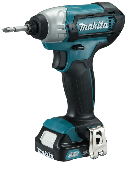 Makita TD110DSMJ Schraubendreher 1/4" 2600 RPM 110 Nm Schwarz, Türkis 10,8 V