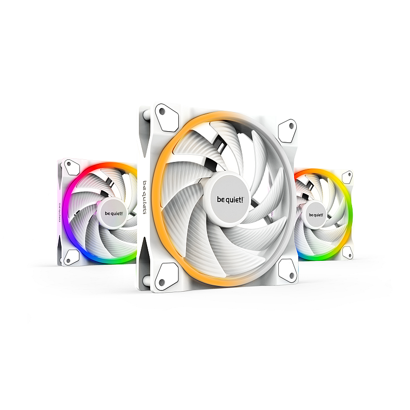 be quiet! Light Wings White | 140mm PWM high-speed Triple-Pack Computergehäuse Ventilator 14 cm Weiß 3 Stück(e)