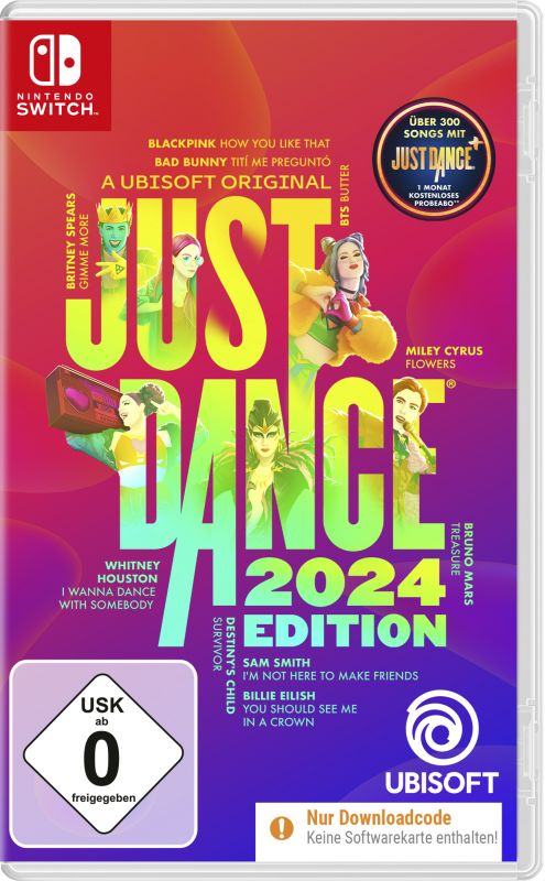 ak tronic Software & Services Just Dance 2024 Standard Vereinfachtes Chinesisch, Traditionelles Chinesisch, Deutsch, Niederländisch, Englisch, Französisch, Italienisch, Japanisch, Koreanisch, Russisch Nintendo Switch