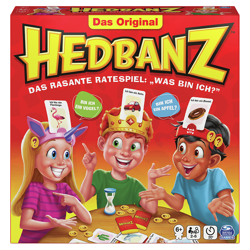 Games Hedbanz - das rasante Ratespiel für die ganze Familie - das Original mit tollem Spielmaterial