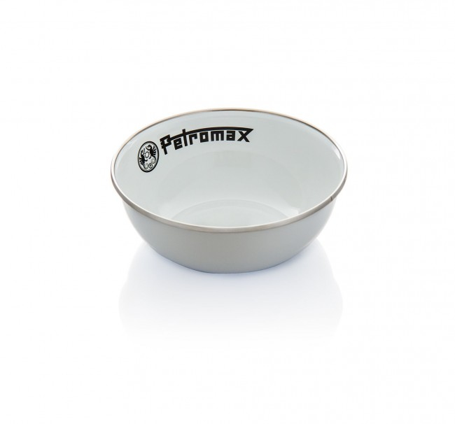 Petromax PX-BOWL-W Speiseschüssel Schüssel-Set 0,6 l Rund Emaillierter Stahl, Glas Weiß 2 Stück(e)